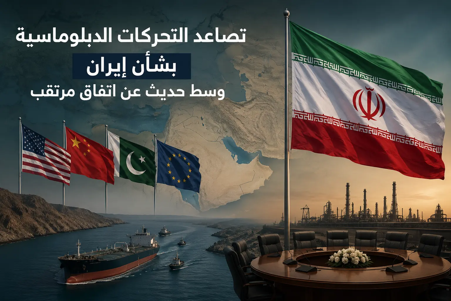 تصاعد التحركات الدبلوماسية بشأن إيران وسط حديث عن اتفاق مرتقب